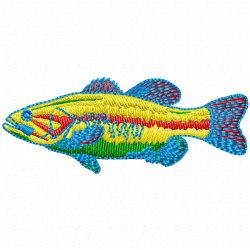 Fishes Embroidery Design 9 Fishes Embroidery Design 9